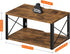 2 Homode Floating Nightstand, Wood Floating Bedside Table with Cable Hole, Tier Wall Mounted Nightstand, Hanging Night