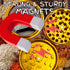 2.5 inch 2.5 Inches 3 Inches) Spice Grinder. herb grinder with jar attached. Jar offers a larger storage capacity.