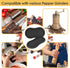 KOLUTI Set 2, Counter, Salt and Pepper Mill Silicone Tray of Kitchen Pepper Grinder Rest Seasoning Bottle Holder