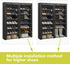 7-Tier Closet 28 JIUYOTREE Shoe Storage Organizer with Dustproof Cover - Cabinet Shelf Holds up to Pairs - For Doorway