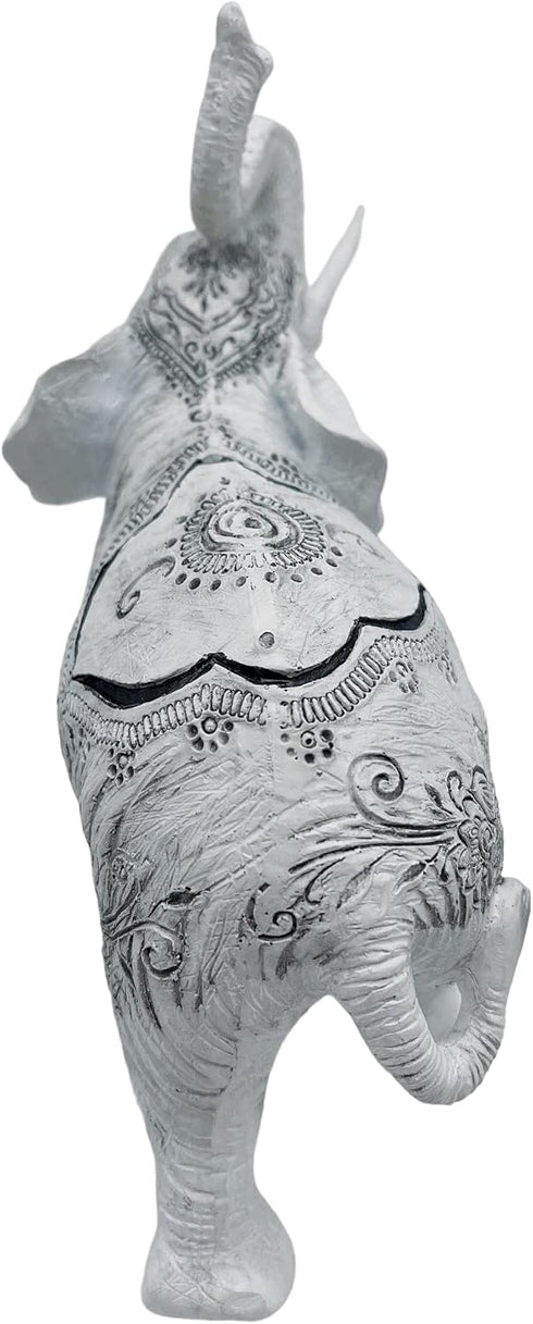 George S. Chen Imports Thai Collectible Statue Figurine Decoration, Trunk Up Thai Elephant