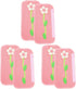 SOLUSTRE 6pcs Flower Refrigerator Handle Gloves, Car Door Handle Covers, Kitchen Appliance Handle Cover Fabric