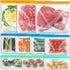 10 Pack Reusable Ziplock Bags, 3 Large Food Storage Gallon Bags, 4 Reusable Sandwich Bags, 3 Snack Bags for Meal Prep