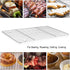 P&P CHEF Baking Rack Pack of 2, Stainless Steel Cooling Rack for Cooking, Baking, Roasting, and Grilling