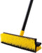 Yocada Double-Sided Floor Scrub Brush, Heavy Duty Triangle Brush for Cleaning Patio Bathroom Garage