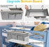 2pcs Kanrichu Bedside Caddy Hanging Storage Bag, Water Cup Holders, Organizer Baskets with Pockets for Bunk Bed Shelf