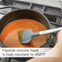 All-Clad Specialty Silicone Kitchen Gadgets Spatula Kitchen Tools, Silver Stainless Steel and Black