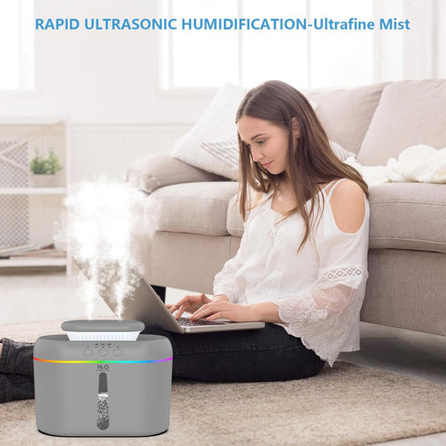 2L 28 NozzieEasy 7 humidifiers for bedroom humidifier Home Ultra-Quiet dB Quiet Supersized Cool Mist Air Humidifier