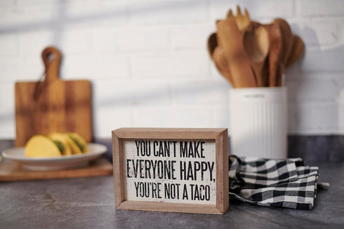 Primitives by Kathy Rustic Farmhouse Decor, Inspirational Wall Art, Wooden Table/Shelf Decor, 5”x7”