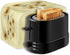 Sunflower Bee Print Toaster Dust Cover, Anti-Scratch Case for Most Standard 2 Slice Kitchen Small Appliances.