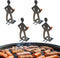 natalieenati 4 PCS Funny BBQ Stand Man Hot Dog Holder-Reusable Stainless Steel Hotdog