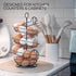 Countertop, 3 Dozen Fresh Egg Holder Egg Skelter, Spiral Egg Holder with Storage Basket, Chicken Egg Holder, Large