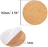 Allazone Self-Adhesive Cork Rounds, 70 Pack Cork Backing Sheets for Wall Decoration, Party Supplies, Coasters & DIY