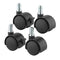 Trash Can Mobile Attachable Wheels, Replacement for 8 to 23 Gallon iTouchless Trash Cans, 4 Pcs