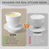 8.45oz French Ceramic Butter Crock with Lid, Inverted Water Seal Butter Keeper for Soft, Spreadable Butter at Room