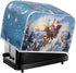 Santa Claus Deer Toaster Covers - 2 Slice Christmas Kitchen Dustproof Decorative Accessories with Top Hook