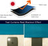 Blackout Curtains 45 Inches Long, 2 Panels Room Darkening Tiers for Small Windows, 42" Wide, Teal.