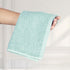 12 12 24-Pack Amazon Basics Cotton Washcloths for Bathroom, Fast Drying, Extra Absorbent, x in, Seafoam Green, Ice