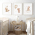 Baccone Set 3 12x16 Inch Bear Nursery Wall Art Decor of Teddy Bear Canvas Wall Art Baby Boy Nursery Decor Prints