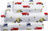 Softan Bed Linen Set for Kids, Twin Size, 3Pcs, Microfiber, Trucks Design,