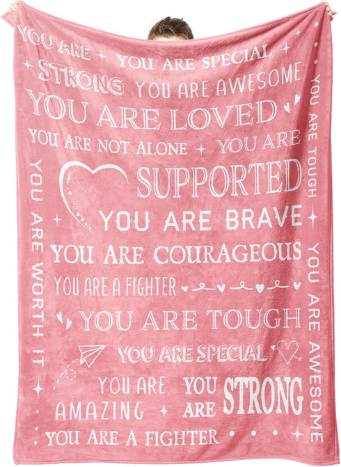 SteadStyle Get Well Soon Gifts for Women- Inspirational Gifts Blanket, Feel Better