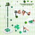 Namalu St. Patrick's Day Shamrock Paper Towel Holder with Round Base Rustic Shamrock Decor for Kitchen and Bathroom Fun Paper Towel Holder Kitchen Paper Towel Dispenser for Countertop Women Toilet