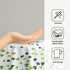 Mweet Set 2, Green Clover Shamrocks Hand Towels of Irish Lucky St. Patrick's Day Microfiber Absorbent Kitchen Bathroom