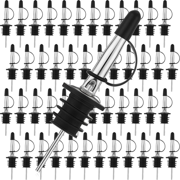 Epakh 120 Pieces Liquor Pour Spout for Bottles Bulk, Stainless Steel Speed
