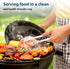 8 Pack Serving Tongs by Tcoin, 9 Inch Functional Tongs for Serving Food at Parties and Holiday Get-togethers.