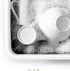 BINO Collapsible Wash Basin - White | Portable Dish Tub | Kitchen | Camping | Sink | Home Essentials | Baby Travel |