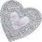 Hygloss Heart Doilies - 12 Pcs, 4-Inch Silver Foil Paper Heart Shaped Doilies for Valentine Crafts