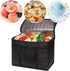 DIOMMELL XL Insulated Reusable Grocery Bags, Heavy Duty Cooler Totes with Zipper for Hot or Cold Food Delivery