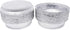 Mr Miracle Pack of 40 Disposable Aluminum Foil Pans with Clear Lids, 7 Inch Circular Pans for Baking