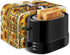 Sunflower Cow Printed Toaster Cover, 4 Slice Anti Fingerprint Oven Dust Cover for Small Kitchen Appliances