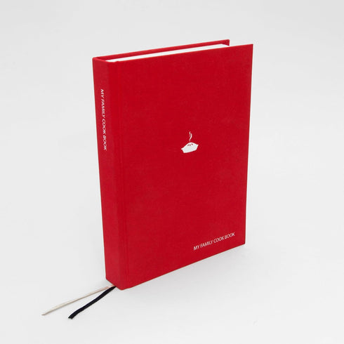 Suck UK My Family Cookbook | Recipe Book To Write In Your Own Recipes | Blank Cookbook | Family Recipe Book | Blank Cookbooks For Family Recipes | Blank Recipe Book & DIY Cookbook | Red by Suck UK