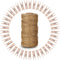 328 Feet Natural Jute Twine with 100 Pcs Mini Natural Wooden Clothespins for Craft Pictures Clips