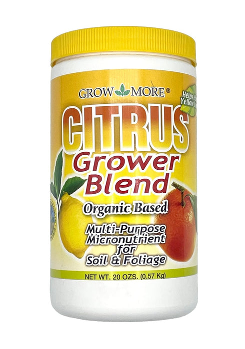 Grow More Citrus Grower Blend (1.7-0-0) - 20oz of Organic Citrus Fertilizer