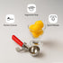 8 1 Restaurantware Met Lux Ounce Portion Scoop Durable Disher Scoop - Thumb Trigger Orange Stainless Steel Ice cream