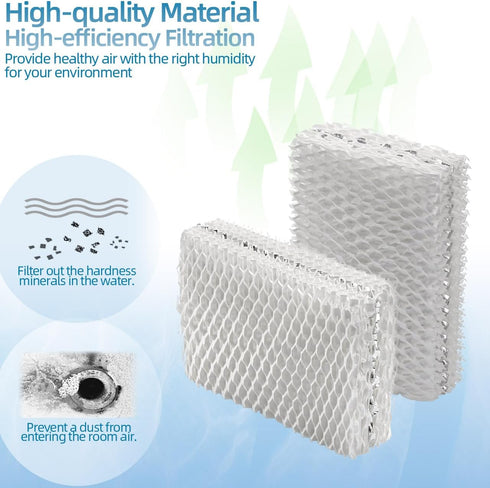 WF813 Humidifier Filter Replacement for Relion RCM832 RCM-832N Procare PCWF813 Protec WF813, Pack of 4 Cool Mist Wick