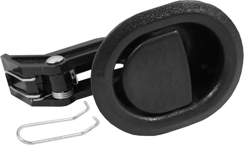 Reliable Recliner Replacement Parts Small Oval Black Plastic Pull Handle, Fits 3mm & 6mm Cables
