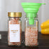 24Pcs Lids-4 oz Set (24) Glass Spice Jars with Label, Spice Jars with Shaker Gold Spice Seasoning Jars Bottles