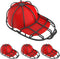 Hat Washer Cage, Hat Cleaner for Adult and Kids Hats, Ideal for Baseball Caps, Safe for Dishwasher, 3-Pack
