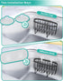 2 HapiRm Multifunctional Sponge Holder with Unique M-Shaped, Installation Methods Kitchen Sink Caddy Organizer