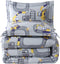 Yibeizi Twin Bed Comforter Set, Kids Lightweight All-Season Comforter Set Cute Truck