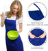 24 Pack Commercial Tarpop Bib Aprons Unisex Apron Resistant Apron Kitchen BBQ Crafting Aprons for Women Men Chef (Mixed