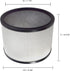 HQRP HEPA Filter Compatible with Dyson Pure Cool Link Desk DP01 DP02 & Pure Hot+Cool HP01 HP02