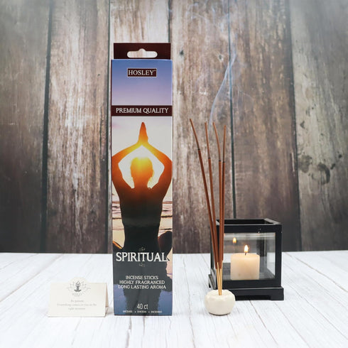 Hosley Spritual Fragrance Incense Stick Infused with Essential Oils for Long-Lasting Aromatherapy Bliss Holistic Relaxation in Every Box Pack of 240 Incense Stick Pack of 6 by Hosley