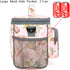 FlowFly Insulated Reusable Lunch Bag - Large Lunch Box for Adults with Adjustable Strap, Rose