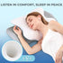BDEUS Cervical Pillow for Side Sleepers, Neck Pillow for Sleeping, Memory Foam Ergonomic Pillow for Neck Pain Relief