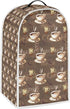 Small Appliance Covers Soft Blender Covers Dust Covers Washable Food Processor Covers Suitable for Coffee Machines Stand Mixers Toasters - Brown Coffee